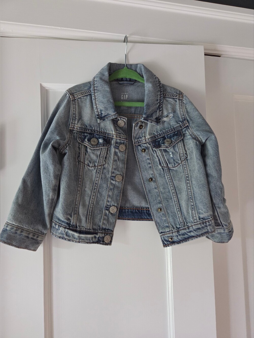 GAP Kids Light Wash Denim Jacket - Blue 3T